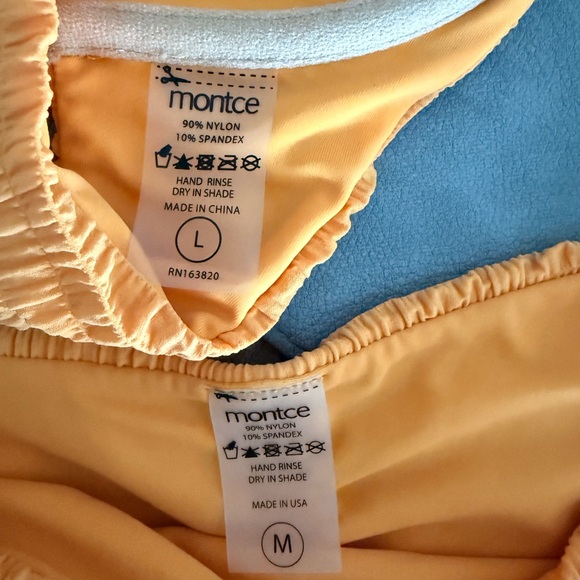 Montce Orange Textured Bikini Set - Picture 3 of 3